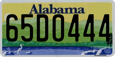 AL license plate 65DO444