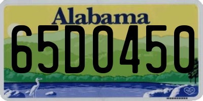 AL license plate 65DO450