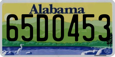 AL license plate 65DO453