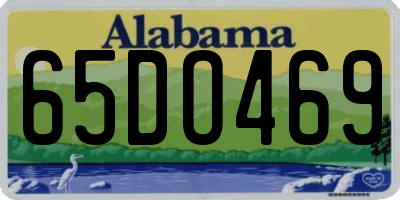 AL license plate 65DO469