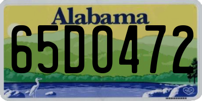 AL license plate 65DO472