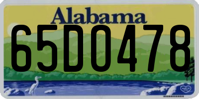 AL license plate 65DO478