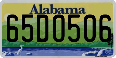 AL license plate 65DO506