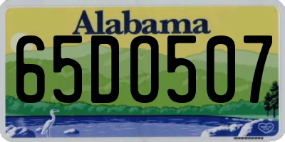 AL license plate 65DO507