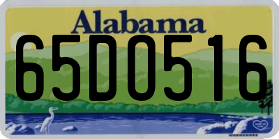 AL license plate 65DO516