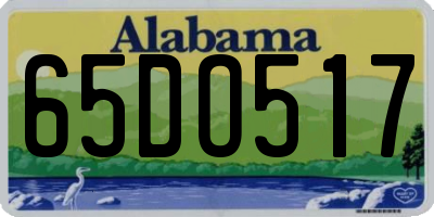 AL license plate 65DO517