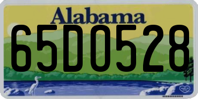 AL license plate 65DO528