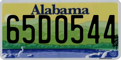 AL license plate 65DO544