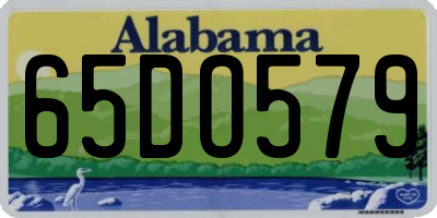 AL license plate 65DO579