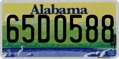AL license plate 65DO588