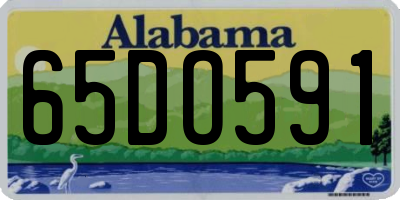 AL license plate 65DO591