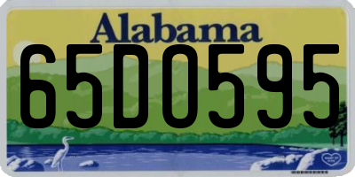AL license plate 65DO595