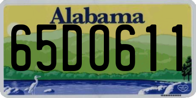 AL license plate 65DO611