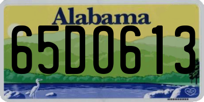 AL license plate 65DO613