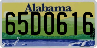 AL license plate 65DO616