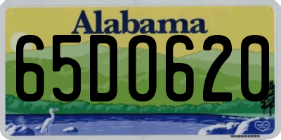 AL license plate 65DO620