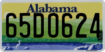AL license plate 65DO624