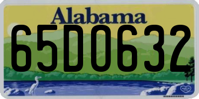 AL license plate 65DO632