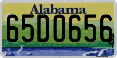 AL license plate 65DO656