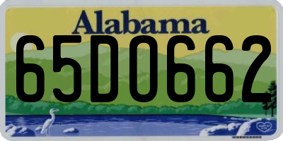 AL license plate 65DO662