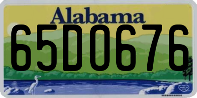 AL license plate 65DO676