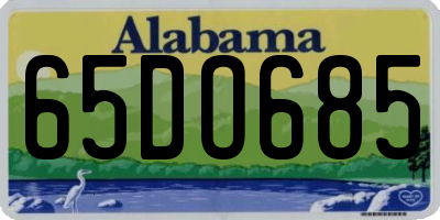 AL license plate 65DO685