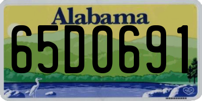 AL license plate 65DO691