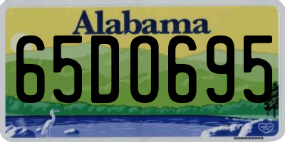 AL license plate 65DO695