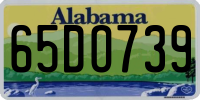 AL license plate 65DO739