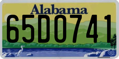 AL license plate 65DO741