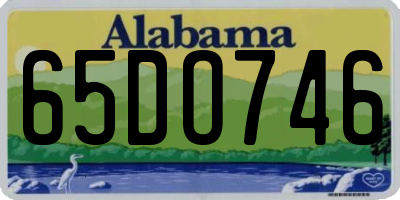AL license plate 65DO746