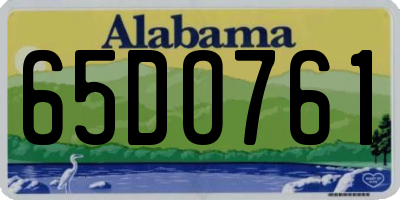AL license plate 65DO761