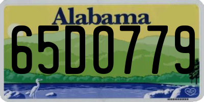 AL license plate 65DO779