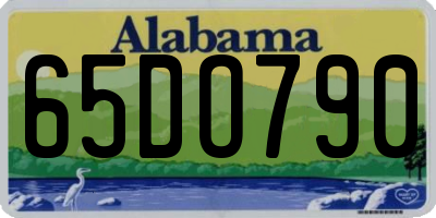 AL license plate 65DO790