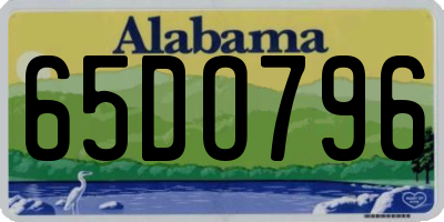 AL license plate 65DO796