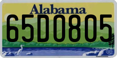 AL license plate 65DO805