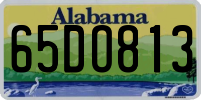 AL license plate 65DO813