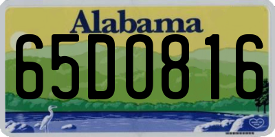 AL license plate 65DO816