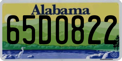 AL license plate 65DO822