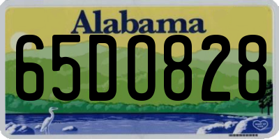 AL license plate 65DO828