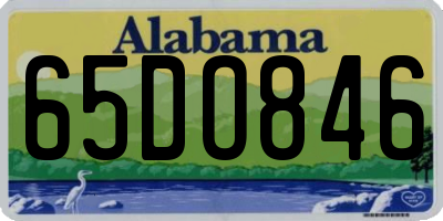 AL license plate 65DO846