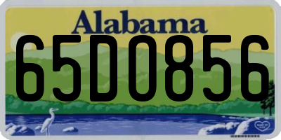 AL license plate 65DO856