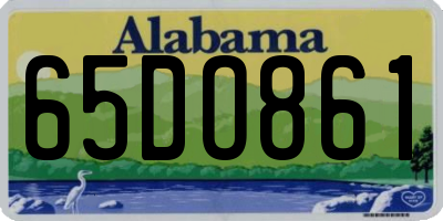 AL license plate 65DO861