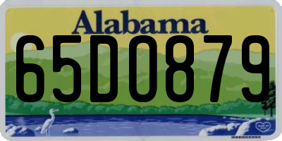 AL license plate 65DO879
