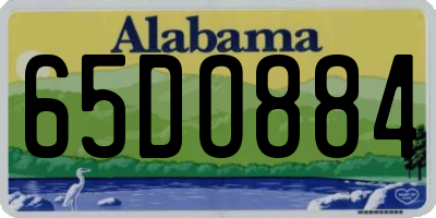 AL license plate 65DO884