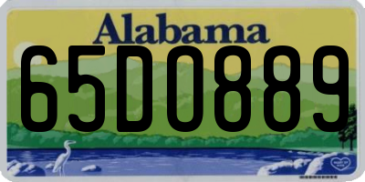 AL license plate 65DO889