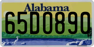 AL license plate 65DO890