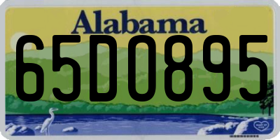 AL license plate 65DO895