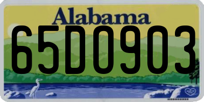 AL license plate 65DO903