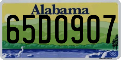AL license plate 65DO907